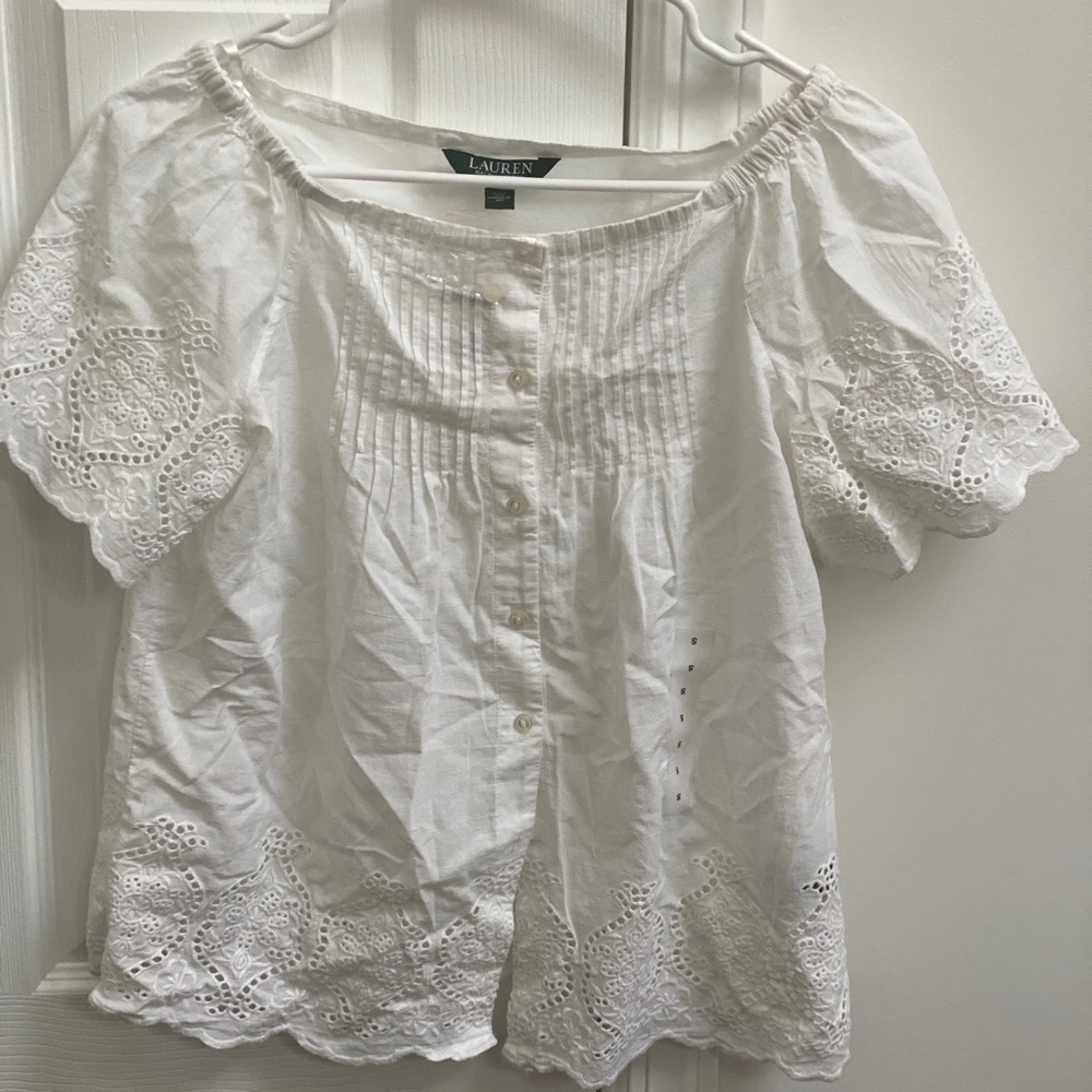Ralph Lauren off shoulder top.